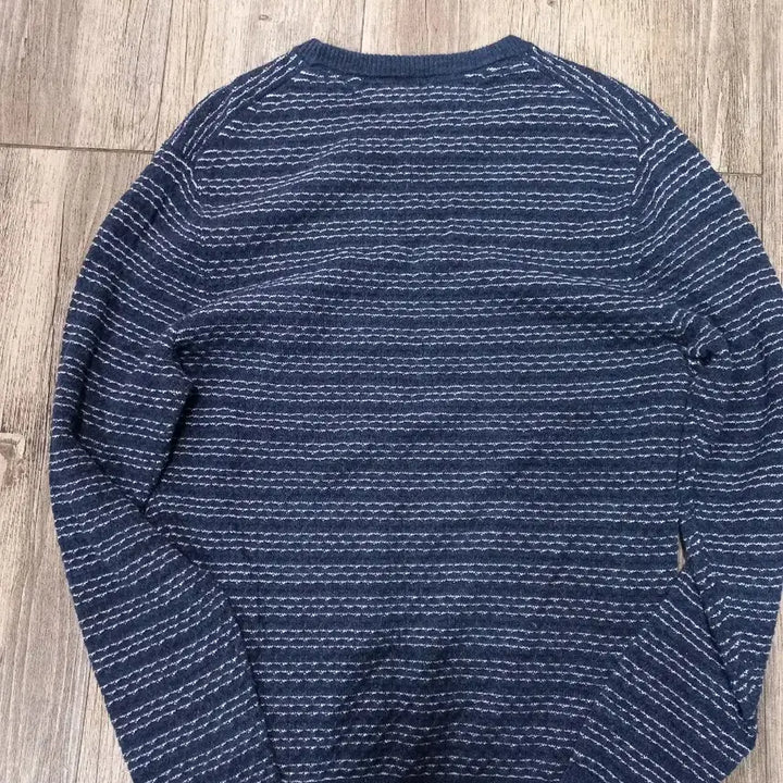 [BUNJANG] Tommy Hilfiger Navy Stripe Knit Sweater / 타미힐피거 네이비 스트라이프 니트