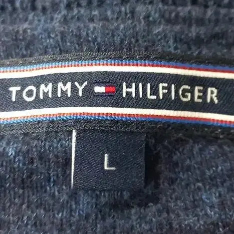 [BUNJANG] Tommy Hilfiger Navy Stripe Knit Sweater / 타미힐피거 네이비 스트라이프 니트