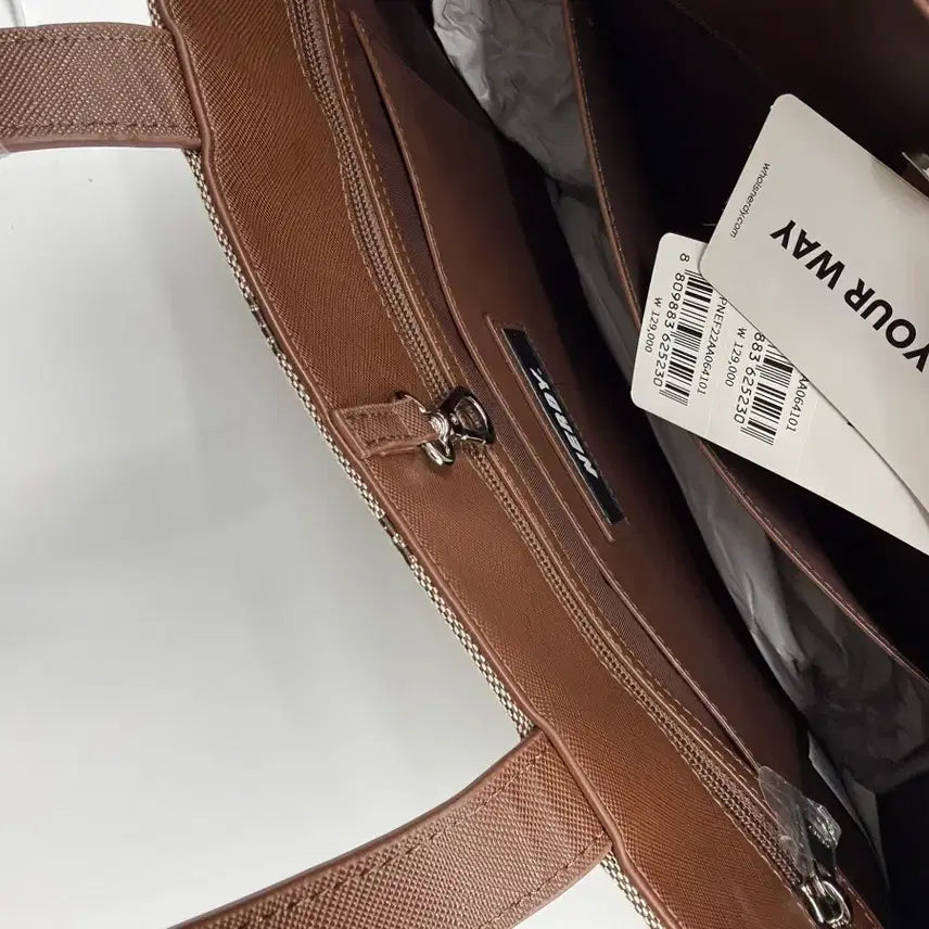 [BUNJANG] Nerdy Monogram Tote Bag and Card Wallet Set / 널디 모노그램 토트백 + 카드지갑 세트