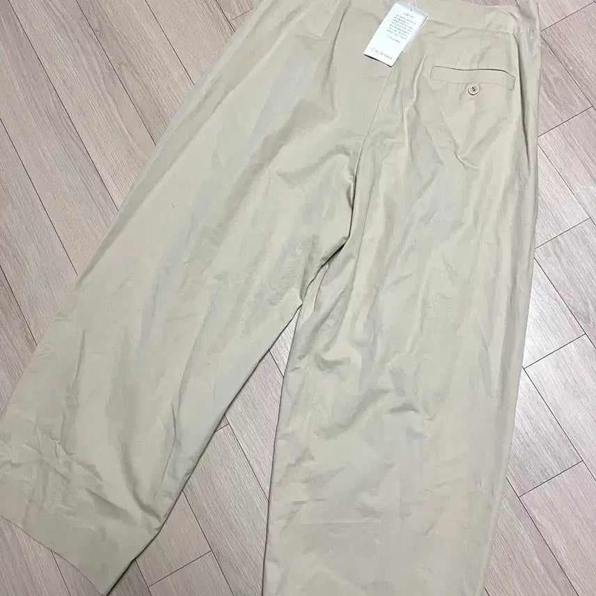 [BUNJANG] Freshlabel Edie Cotton Pants Beige L Slacks / 새상품) 프레쉬라벨 에디 코튼 팬츠 베이지 L 슬랙스 봄여름바지프레시라벨