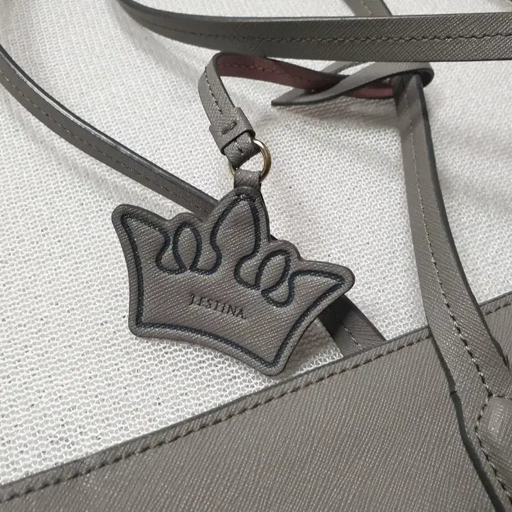 [BUNJANG] J.ESTINA Gray Tote Shoulder Bag / 제이에스티나 그레이 토트백 숄더백