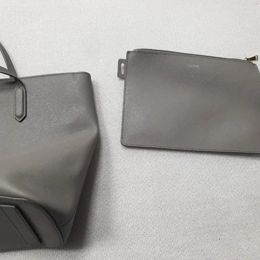 [BUNJANG] J.ESTINA Gray Tote Shoulder Bag / 제이에스티나 그레이 토트백 숄더백