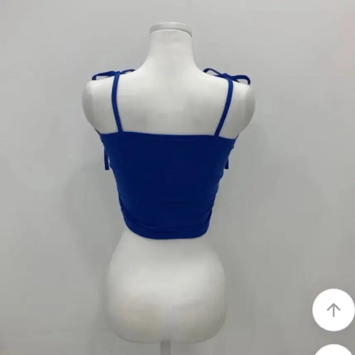 [BUNJANG] Psy Humpuk Show Ribbon Shirring Tank Top Blue / (새상품)싸이 흠뻑쇼 리본 셔링 나시 블루