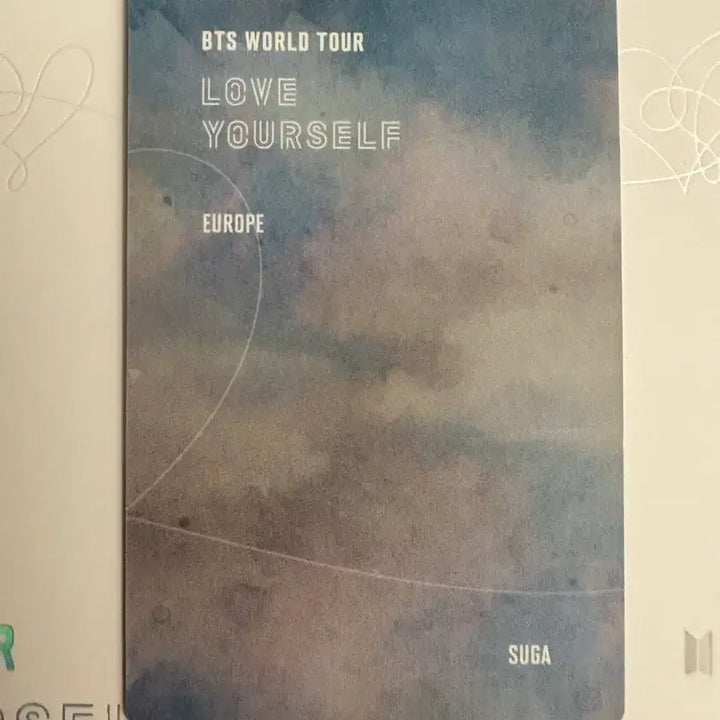 [BUNJANG] BTS Suga Love Yourself Europe Photocard / 방탄 윤기 포카 럽셀 bts Suga Europe