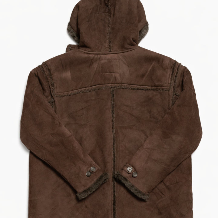 [BUNJANG] Kansai Yamamoto Vintage Brown Fur Mouton Jacket / JPN 90s~00s 일본 빈티지 간사이 야마모토 진스 브라운 퍼 무스탕
