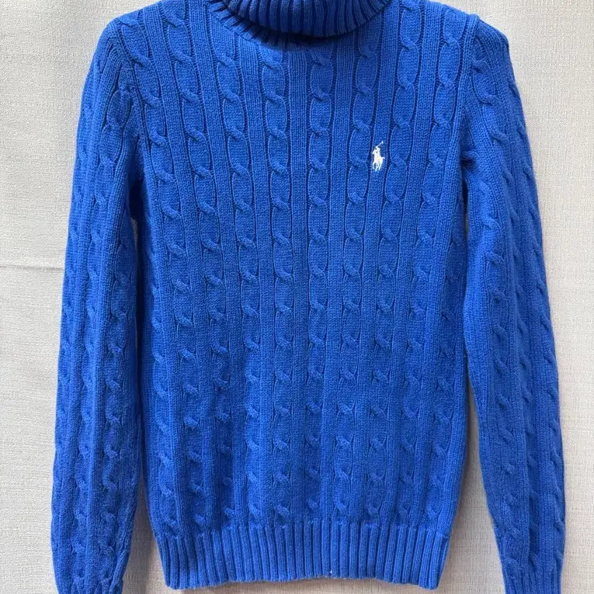 [BUNJANG] Polo Ralph Lauren Cable Knit Turtleneck Sweater / 폴로 랄프로렌 꽈베기 터틀넥니트(44~마른55)