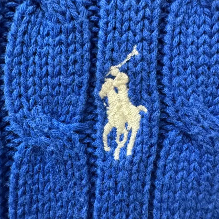 [BUNJANG] Polo Ralph Lauren Cable Knit Turtleneck Sweater / 폴로 랄프로렌 꽈베기 터틀넥니트(44~마른55)
