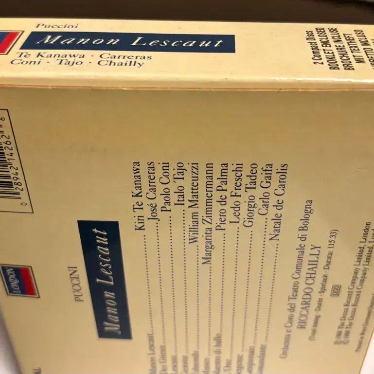 [BUNJANG] LONDON Puccini Manon Lescaut LP Vinyl Record / 런던 푸치니 마농 레스코 LP 음반