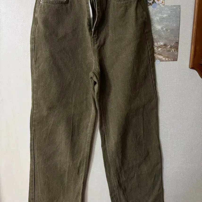 [BUNJANG] Khaki Denim Jeans / 카키 데님 청바지