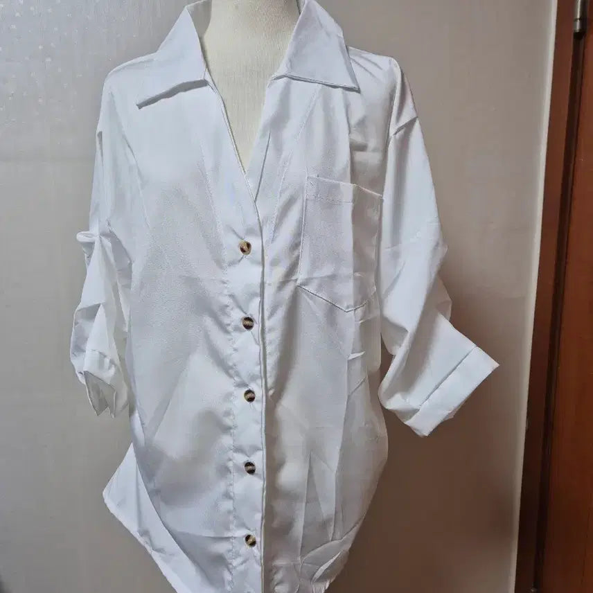 [BUNJANG] White Shirt XL / 여성용 화이트 셔츠 Xl