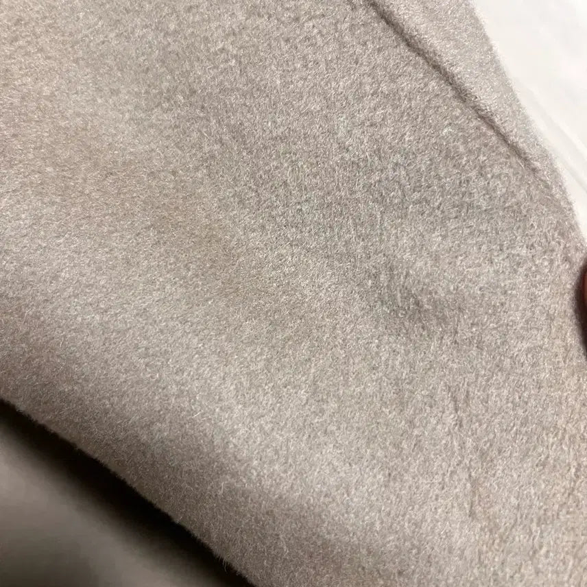 [BUNJANG] Idee Wool 90% No-Collar Half Coat Beige Handmade Jacket / 제평 이데 idee 울90% 노카라 하프코트 베이지핸드메이드오픈숏반울자켓
