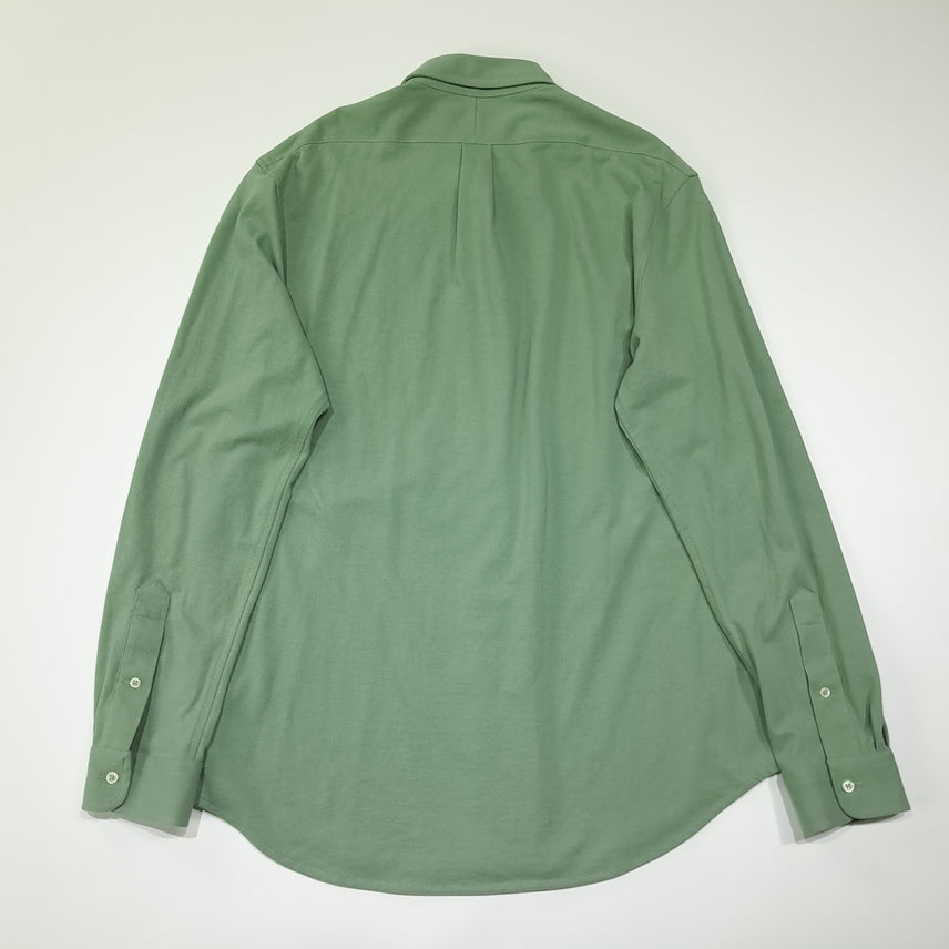 [SOLD OUT] CL828 L 폴로 QR 코튼 페더웨이트메쉬 세이지그린 셔츠 남방