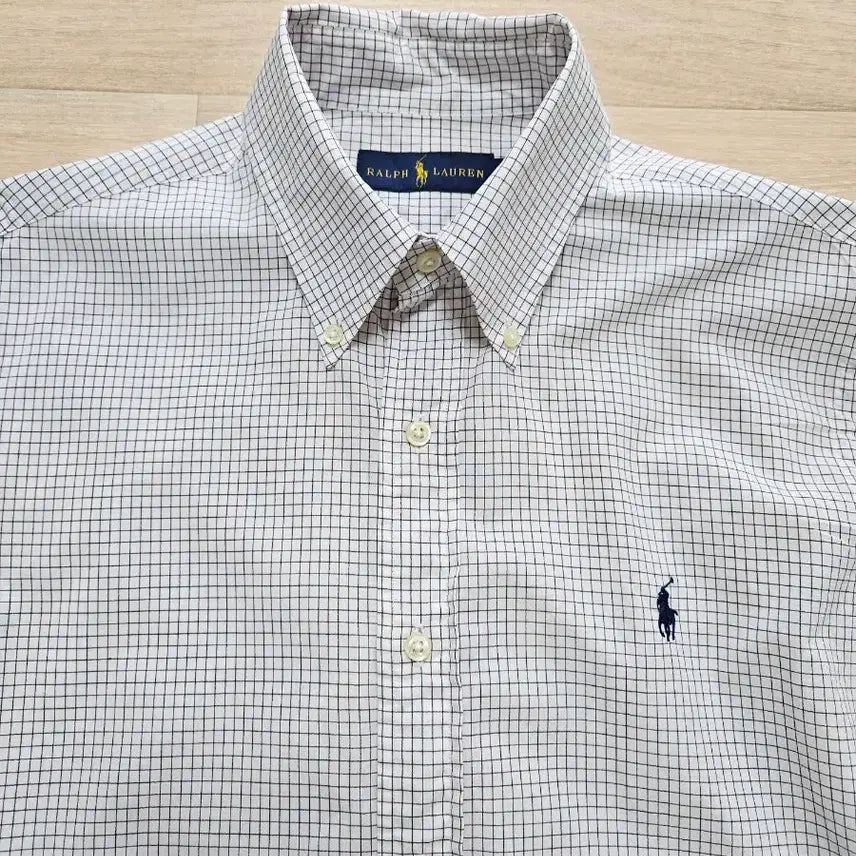 [BUNJANG] Polo Ralph Lauren Classic Fit Checkered Long Sleeve Shirt / 폴로 랄프로렌 남성 클래식핏 체크 긴팔셔츠 165/88A(국내95/M)