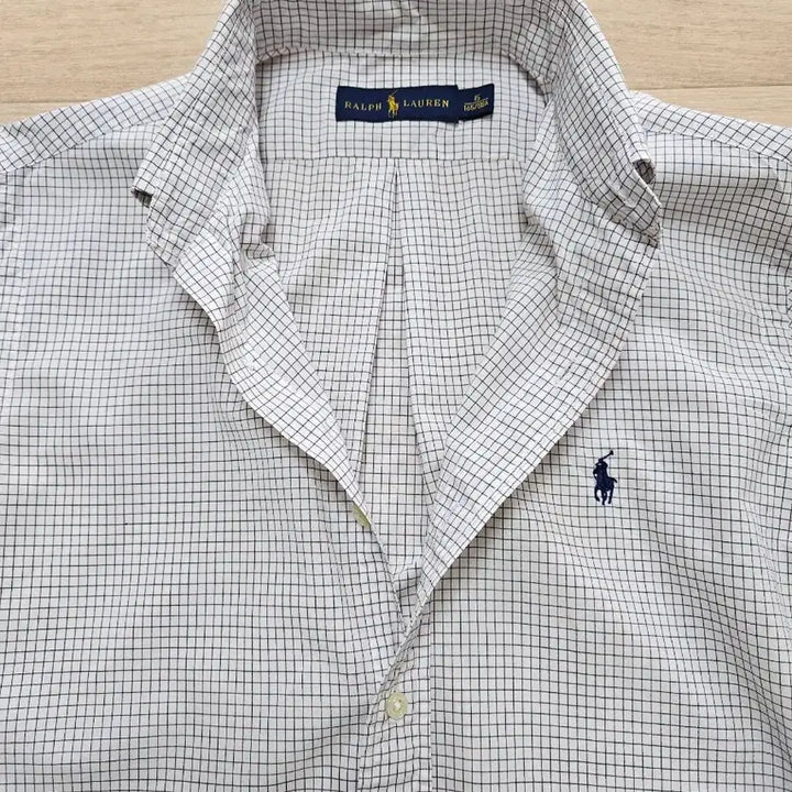 [BUNJANG] Polo Ralph Lauren Classic Fit Checkered Long Sleeve Shirt / 폴로 랄프로렌 남성 클래식핏 체크 긴팔셔츠 165/88A(국내95/M)