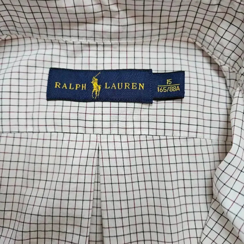 [BUNJANG] Polo Ralph Lauren Classic Fit Checkered Long Sleeve Shirt / 폴로 랄프로렌 남성 클래식핏 체크 긴팔셔츠 165/88A(국내95/M)