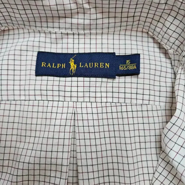 [BUNJANG] Polo Ralph Lauren Classic Fit Checkered Long Sleeve Shirt / 폴로 랄프로렌 남성 클래식핏 체크 긴팔셔츠 165/88A(국내95/M)