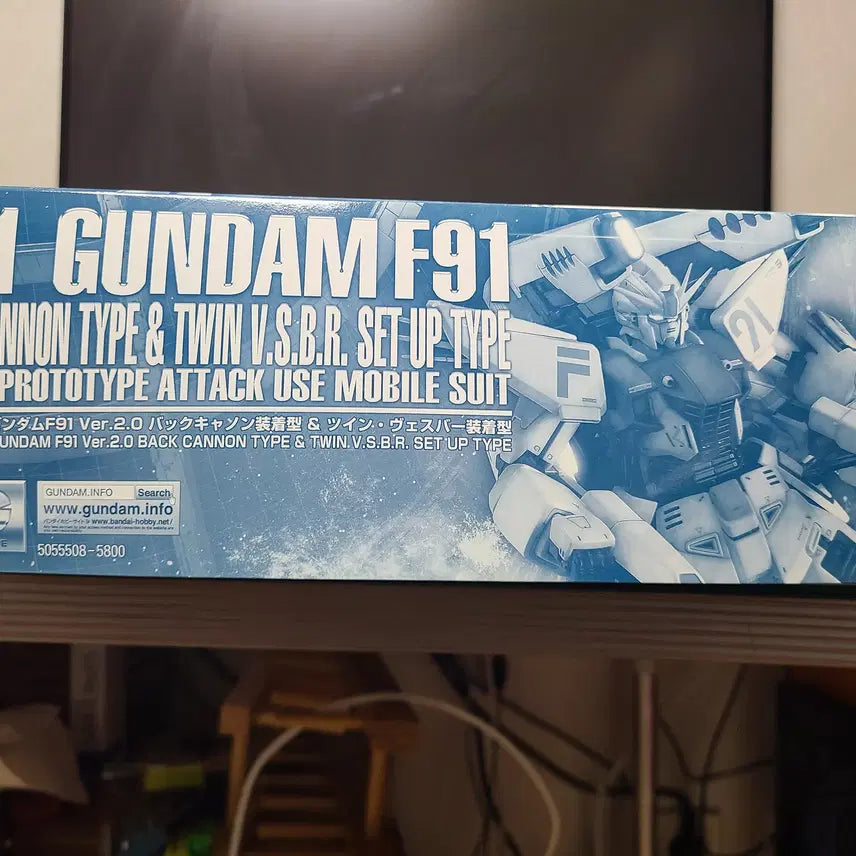[BUNJANG] Bandai MG F91 2.0 Back Cannon &amp; Twin Vesbar Model Kit / (미개봉) 반다이 MG F91 2.0 백캐논 &amp; 트윈 베스바