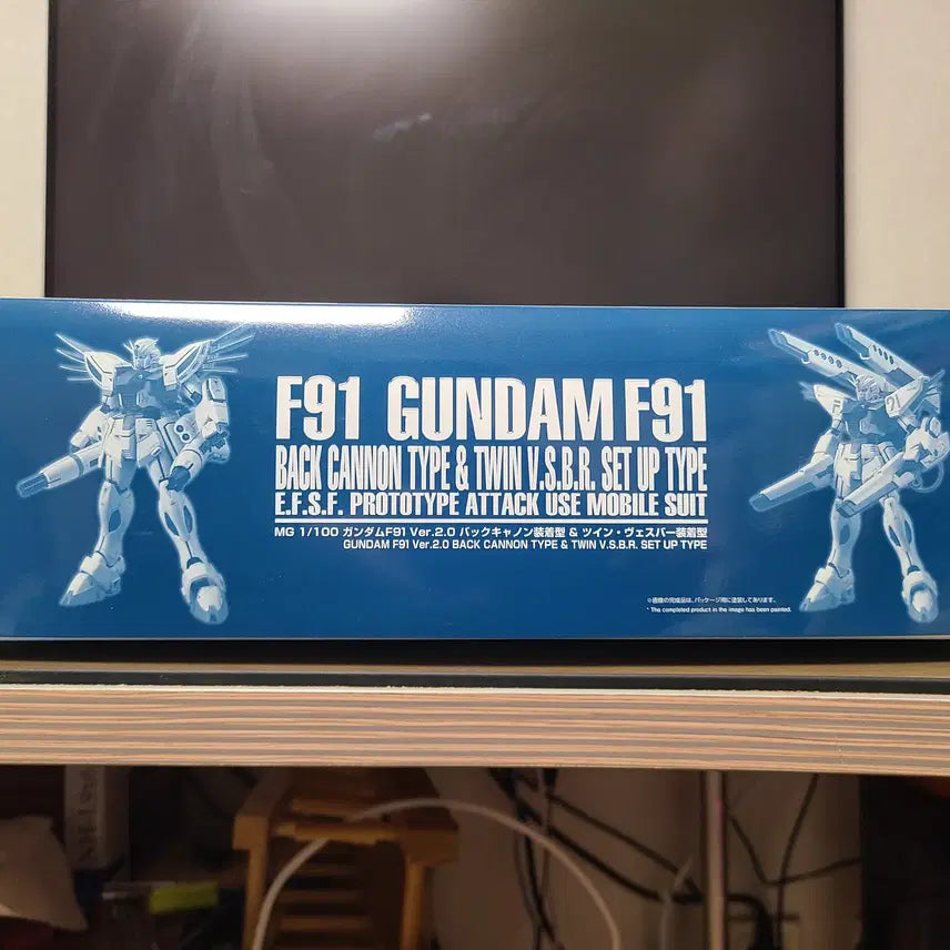 [BUNJANG] Bandai MG F91 2.0 Back Cannon &amp; Twin Vesbar Model Kit / (미개봉) 반다이 MG F91 2.0 백캐논 &amp; 트윈 베스바