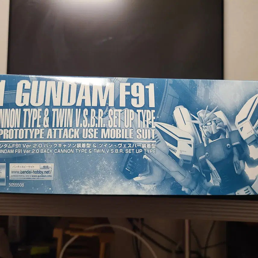 [BUNJANG] Bandai MG F91 2.0 Back Cannon &amp; Twin Vesbar Model Kit / (미개봉) 반다이 MG F91 2.0 백캐논 &amp; 트윈 베스바