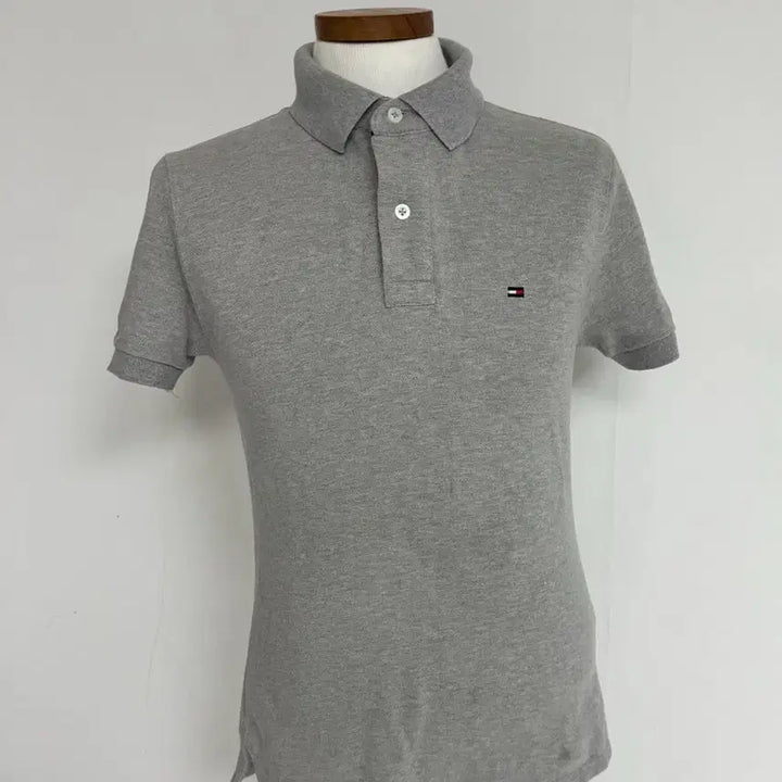 [BUNJANG] Tommy Hilfiger Gray Polo Shirt / 타미힐피거 그레이 반팔 폴로티