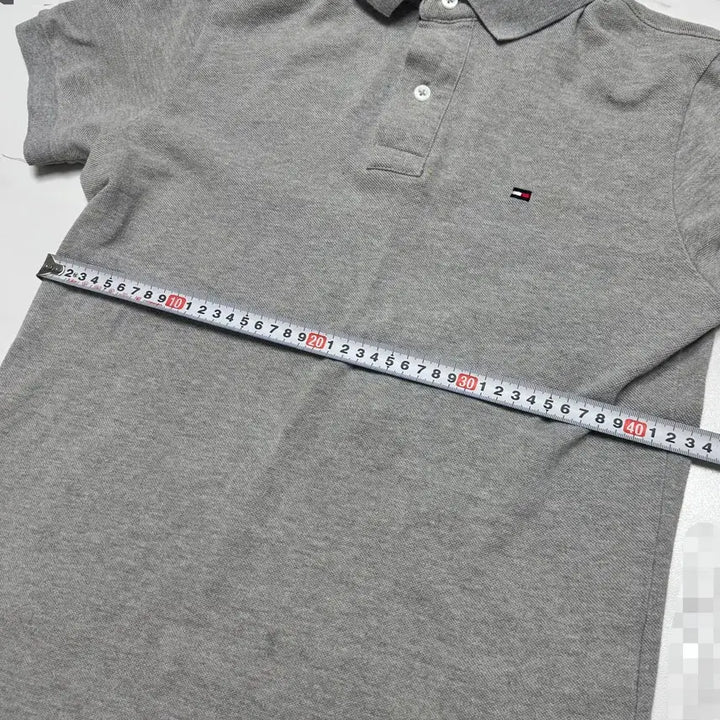 [BUNJANG] Tommy Hilfiger Gray Polo Shirt / 타미힐피거 그레이 반팔 폴로티