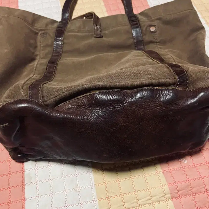 [BUNJANG] RRL Leather Trimmed Tote Bag / 더블알엘  RRL 토트백