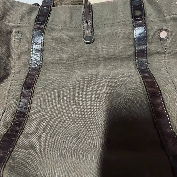[BUNJANG] RRL Leather Trimmed Tote Bag / 더블알엘  RRL 토트백