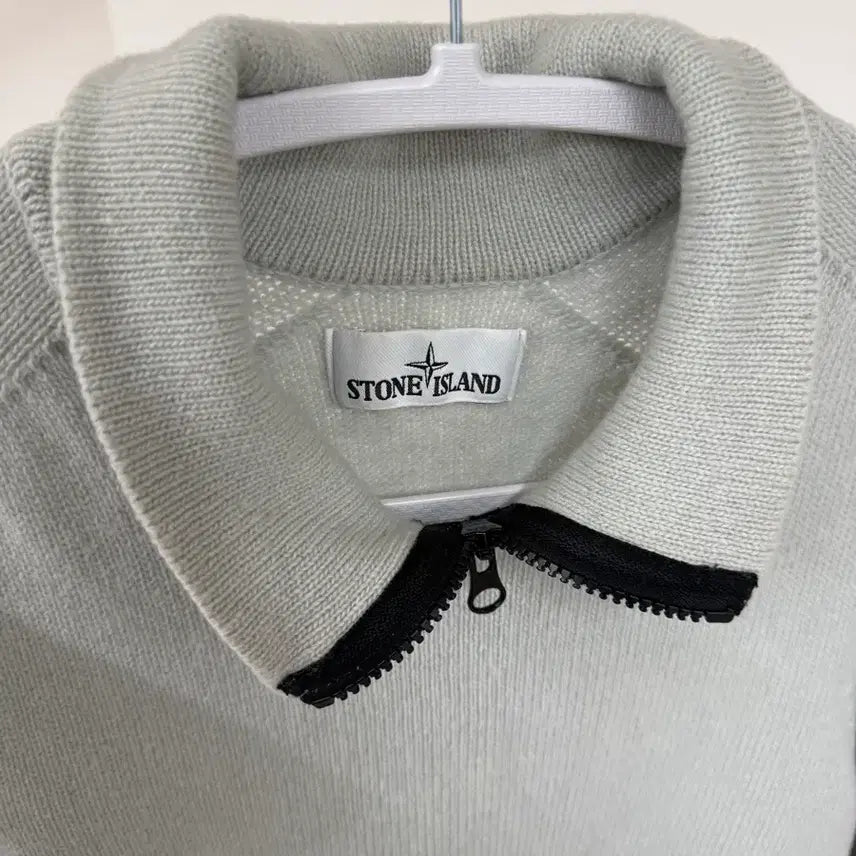 [BUNJANG] Stone Island Knit Half-Zip S / 스톤아일랜드 니트 반집업 백화점판 S