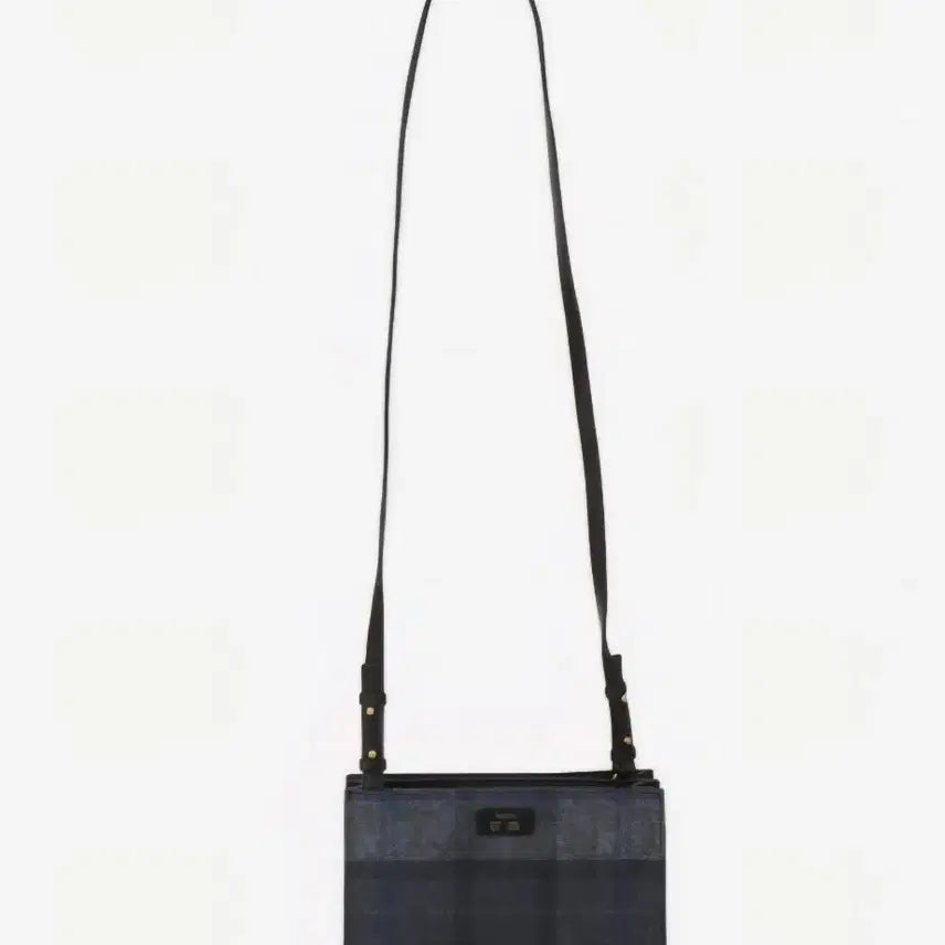 [BUNJANG] Hazzys Gray Check Small Crossbody Bag / 헤지스 그레이 체크 스몰 크로스백