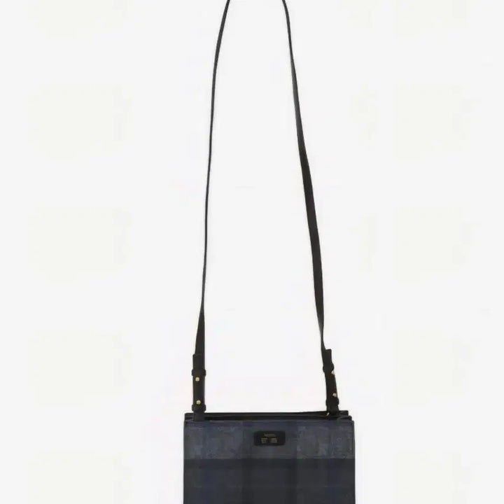 [BUNJANG] Hazzys Gray Check Small Crossbody Bag / 헤지스 그레이 체크 스몰 크로스백