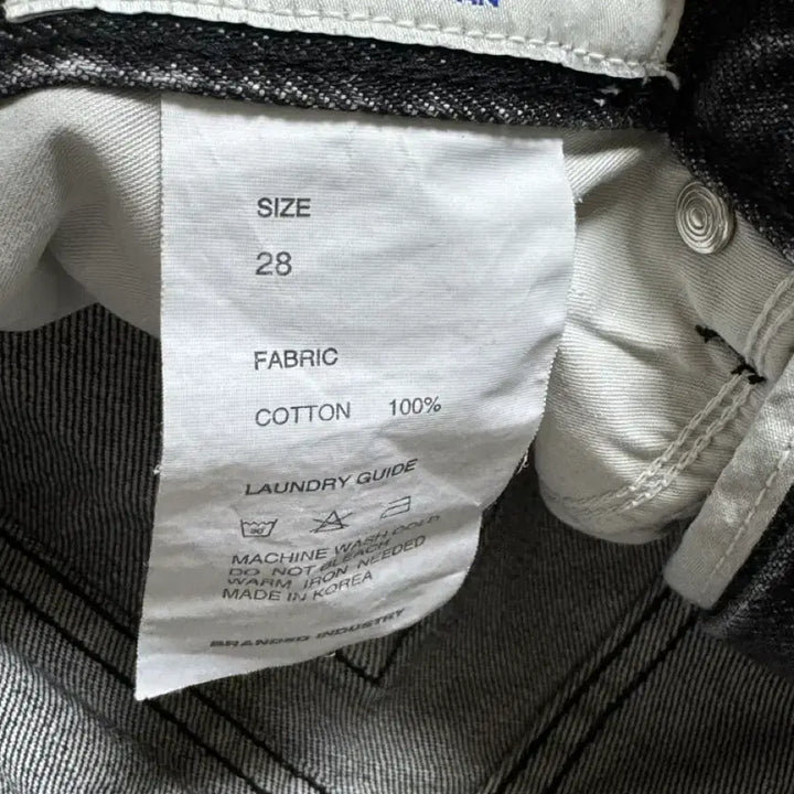 [BUNJANG] Hishitomo Black Mamba Jeans Super Wide Straight / [28] 51072 히시토모 블랙 맘바 진 슈퍼와이드 스트레이트 브랜디드