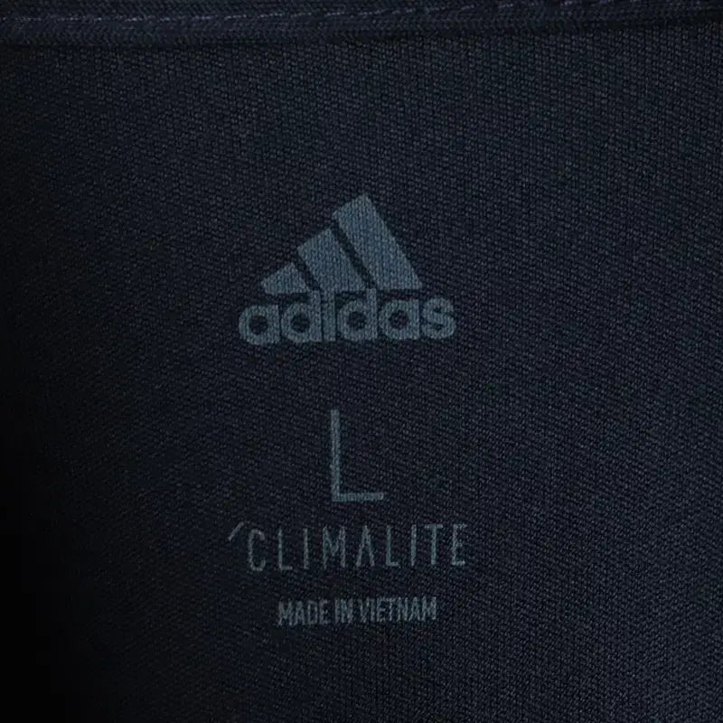 [BUNJANG] Adidas Navy Functional Polo T-shirt / (L) 아디다스 반팔 카라 티셔츠 기능성 네이비 올드스쿨-17A80