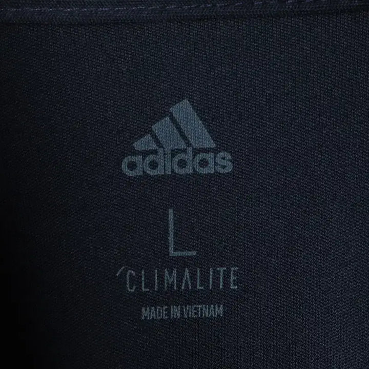 [BUNJANG] Adidas Navy Functional Polo T-shirt / (L) 아디다스 반팔 카라 티셔츠 기능성 네이비 올드스쿨-17A80