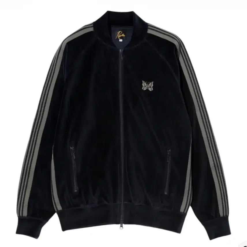 [BUNJANG] Needles Track Jacket Velour Navy / 니들스 트랙자켓 벨루어 네이비 벨벳