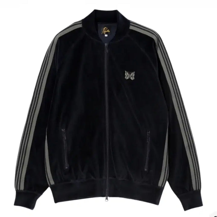 [BUNJANG] Needles Track Jacket Velour Navy / 니들스 트랙자켓 벨루어 네이비 벨벳