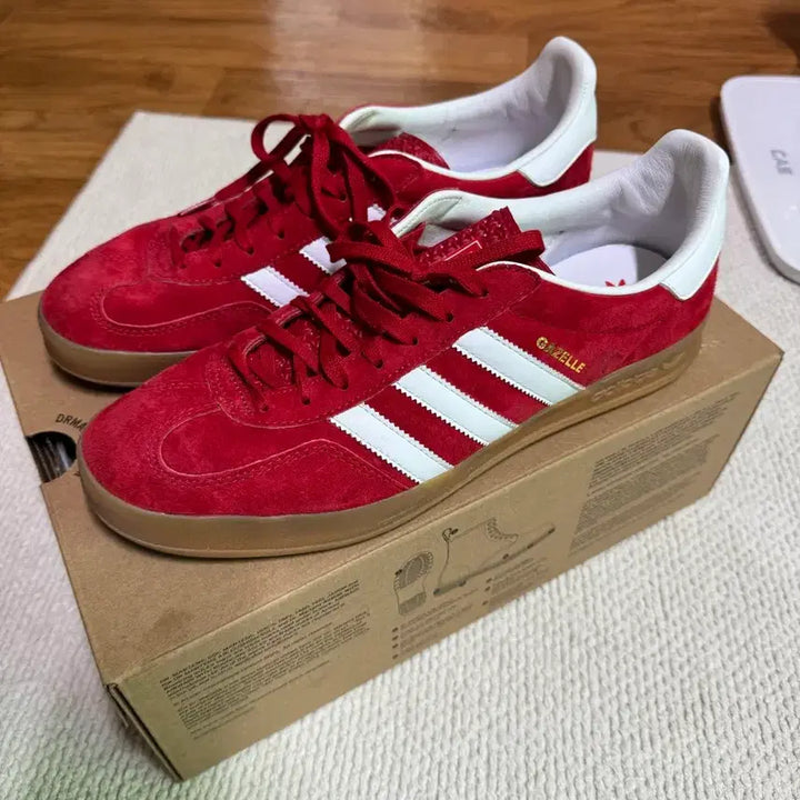 [BUNJANG] Adidas Gazelle Indoor Scarlet Sneakers / (280) 아디다스 가젤 인도어 스칼렛