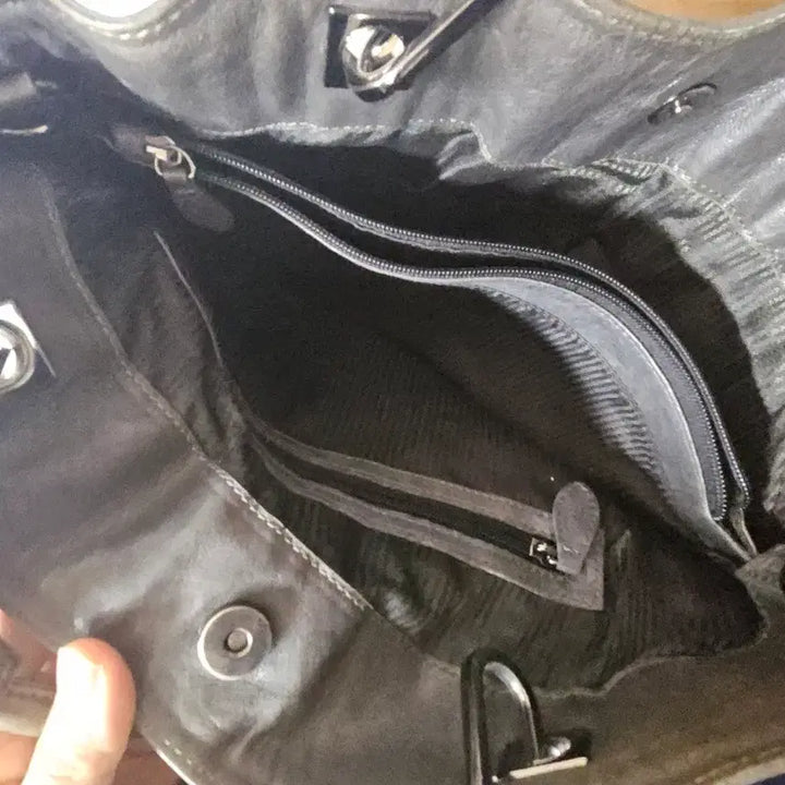 [BUNJANG] Real Leather Quilted Tote Bag / 리얼레더 가방