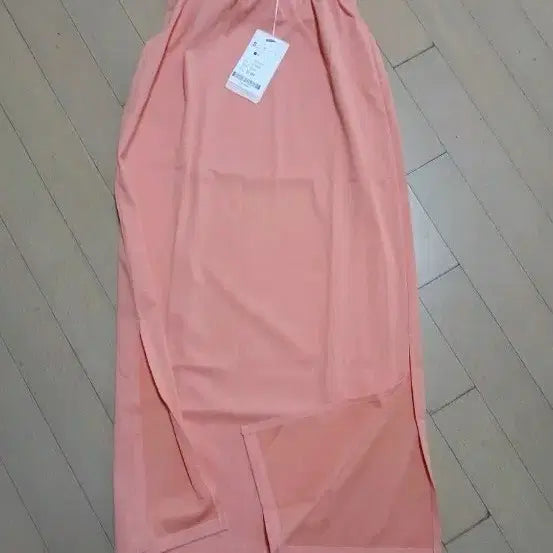 [BUNJANG] Vivid Girl Coral Slit Long Skirt / 비비드걸 코랄 밴딩 롱스커트 트임 S사이즈