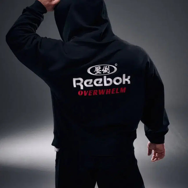 [BUNJANG] Reebok X ABDO Hoodie Black Size 2 / 리복 X 압도 후드집업 블랙 2 Size