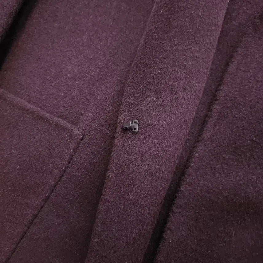 [BUNJANG] Studio Rap Burgundy Long Coat M / 스튜디오 랩 버건디 롱 코트 M