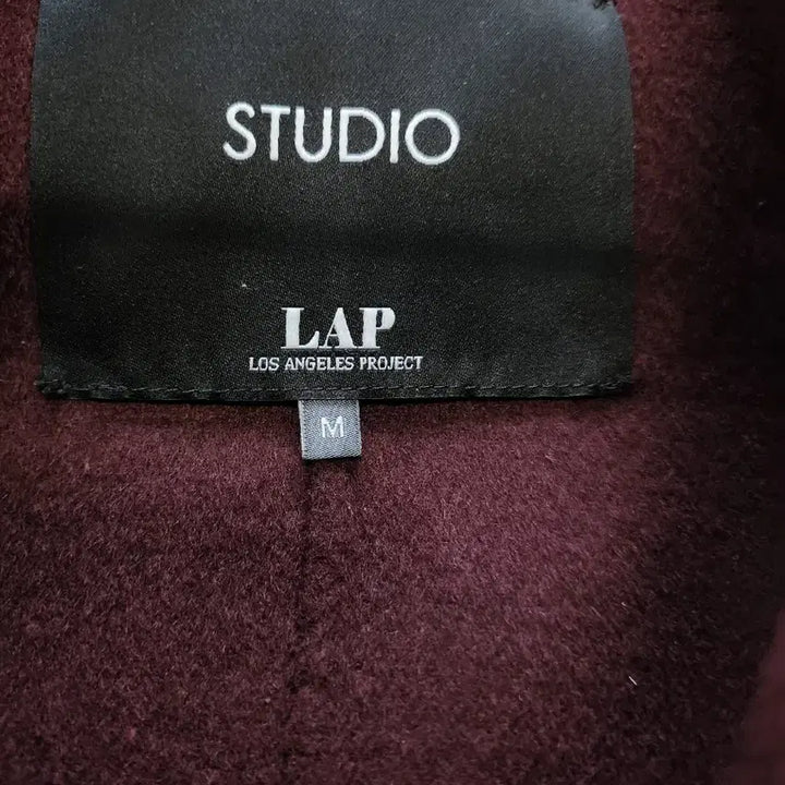 [BUNJANG] Studio Rap Burgundy Long Coat M / 스튜디오 랩 버건디 롱 코트 M
