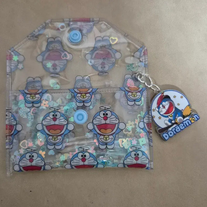 [BUNJANG] Anpanman Doraemon Totoro PVC Pouch + Keychain Set / 호빵맨.도라에몽.토토로 PVC 파우치 + 키링 세트