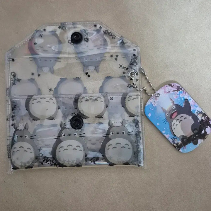 [BUNJANG] Anpanman Doraemon Totoro PVC Pouch + Keychain Set / 호빵맨.도라에몽.토토로 PVC 파우치 + 키링 세트