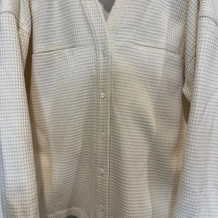[BUNJANG] Le 17 Septembre Collarless Waffle Jacket / Le 17 septembre 르셉템버 카라리스 와플 자켓