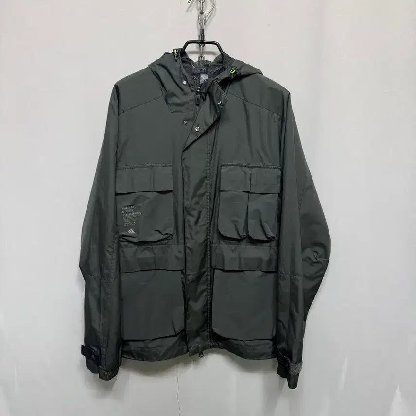 [BUNJANG] Adidas Pocket Detail Jacket Khaki M / 아디다스 포켓 디테일 자켓 카키색