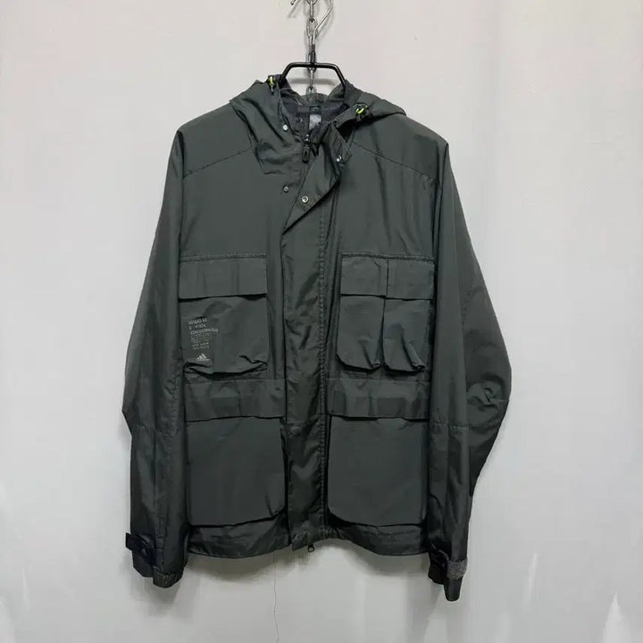 [BUNJANG] Adidas Pocket Detail Jacket Khaki M / 아디다스 포켓 디테일 자켓 카키색