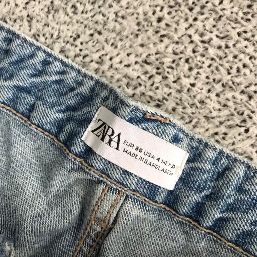 [BUNJANG] ZARA Denim Cargo Pants / 자라 데님 카고팬츠