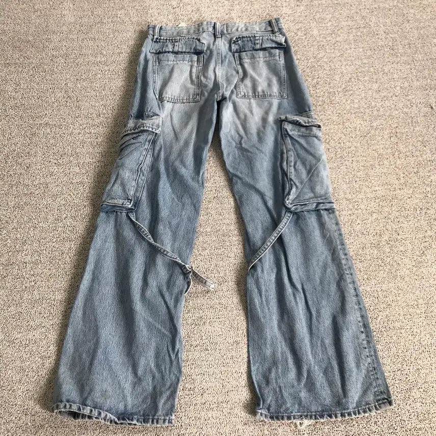 [BUNJANG] ZARA Denim Cargo Pants / 자라 데님 카고팬츠