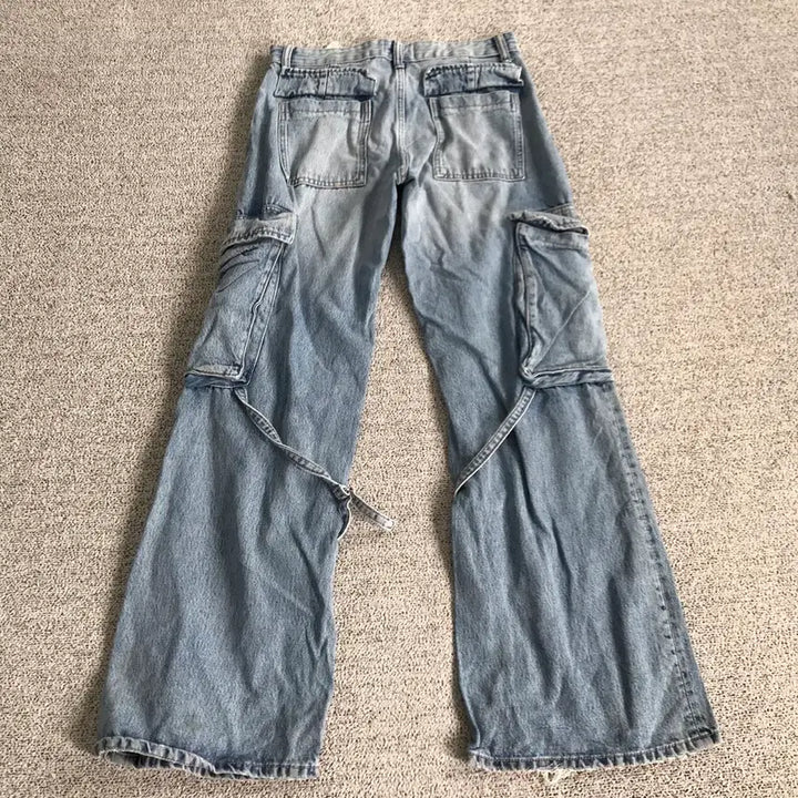 [BUNJANG] ZARA Denim Cargo Pants / 자라 데님 카고팬츠
