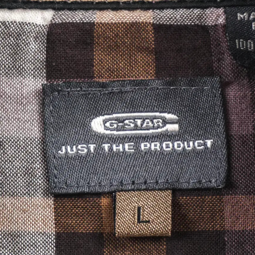 [BUNJANG] G-STAR RAW C255 Check Western Shirt / G-STAR RAW 지스타로우 스냅 체크남방 웨스턴셔츠 워크셔츠 C255